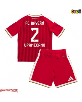 Bayern Munich Dayot Upamecano #2 Echipament de Fotbal Replică 2026-27 Copii Acasa (+ Șorturi)